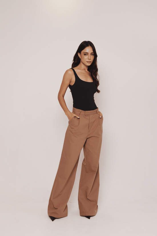 Calça Sarja Caramelo